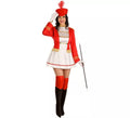 Disfraz de Majorette Roja para mujer
