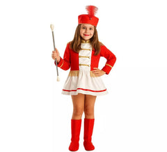 Red Majorette costume for girls