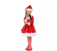 Electric Santa Claus costume for girls
