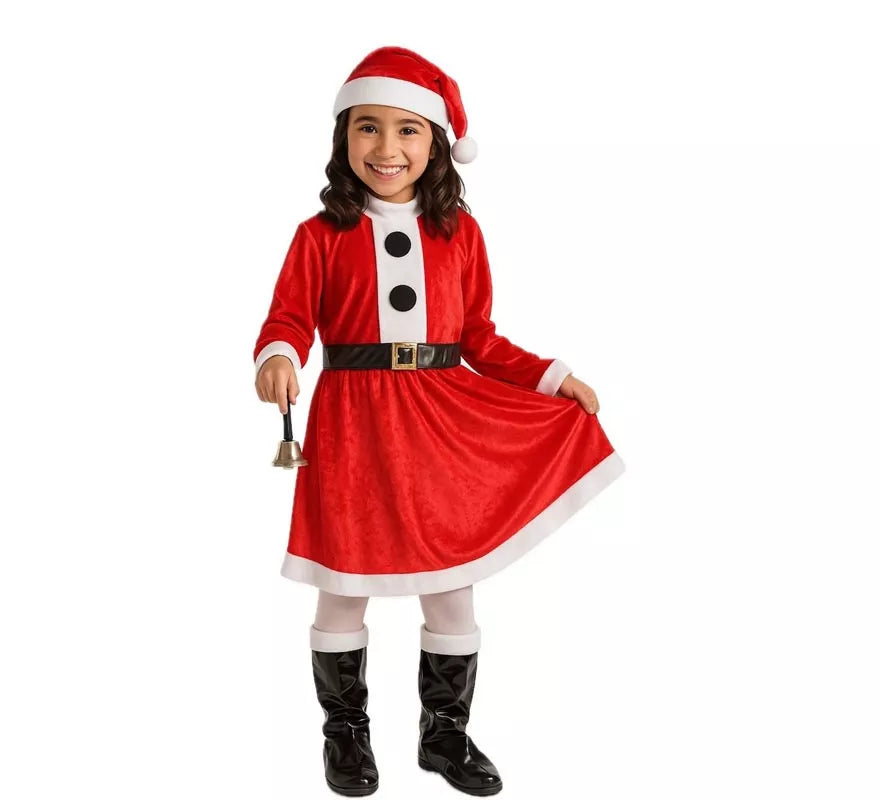 Translation missing: en.Disfraz de Mamá Noel para niña