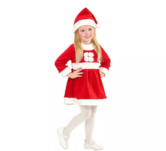 Mrs. Claus costume for girls and babies