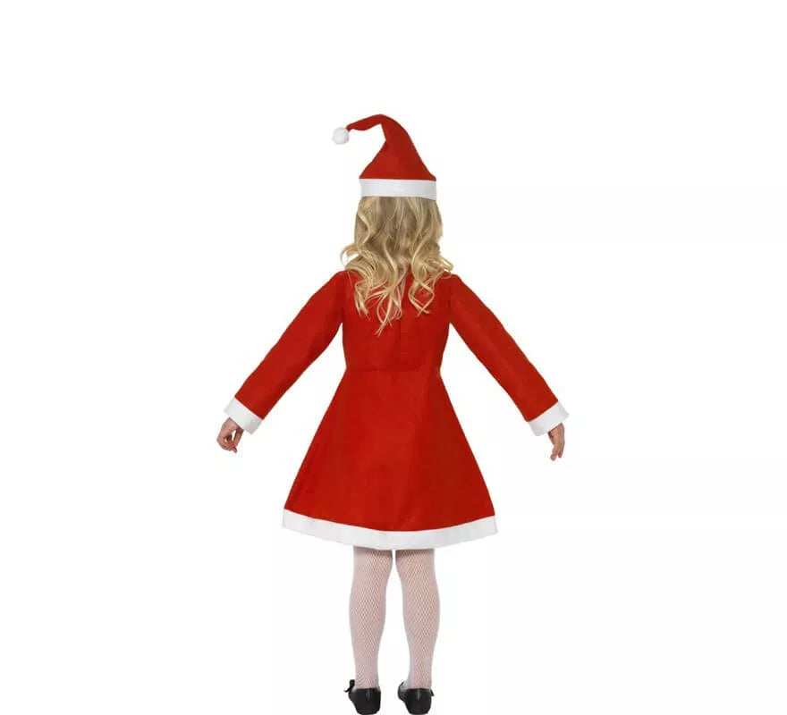 Disfraz de Mamá Noel Rojo para niña