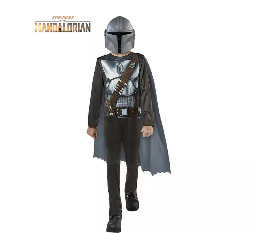 Disfraz de Mandalorian Star Wars Opp en caja con máscara para niño