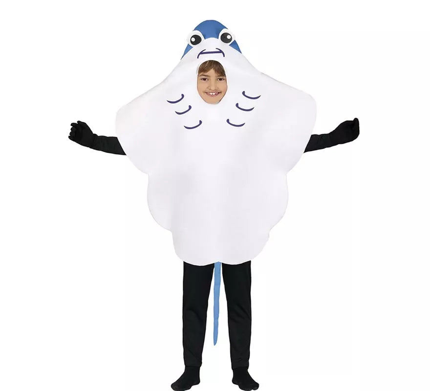 Disfraz de Mantarraya azul para niños
