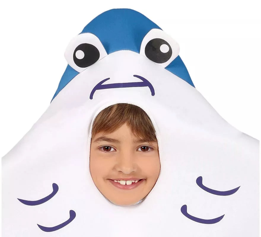Disfraz de Mantarraya azul para niños