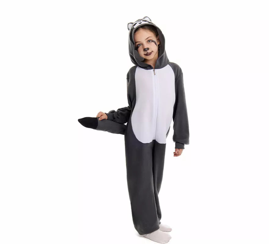 Disfraz de Mapache para niños