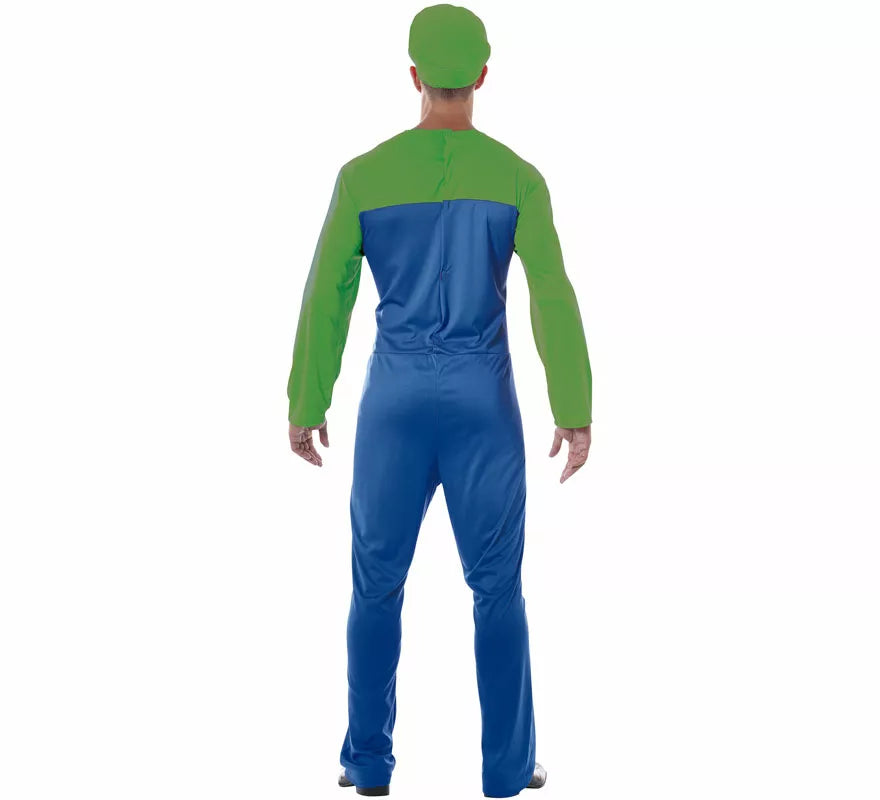 Disfraz de Maquinista de Tren Verde para hombre