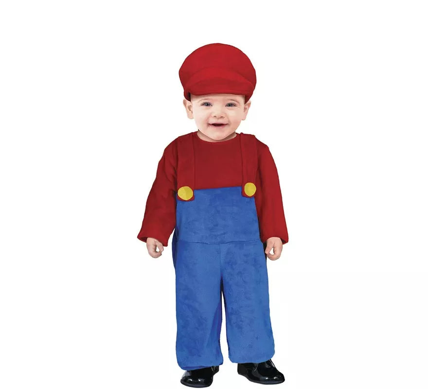 Disfraz de Maquinista Rojo de Tren para niños y bebé
