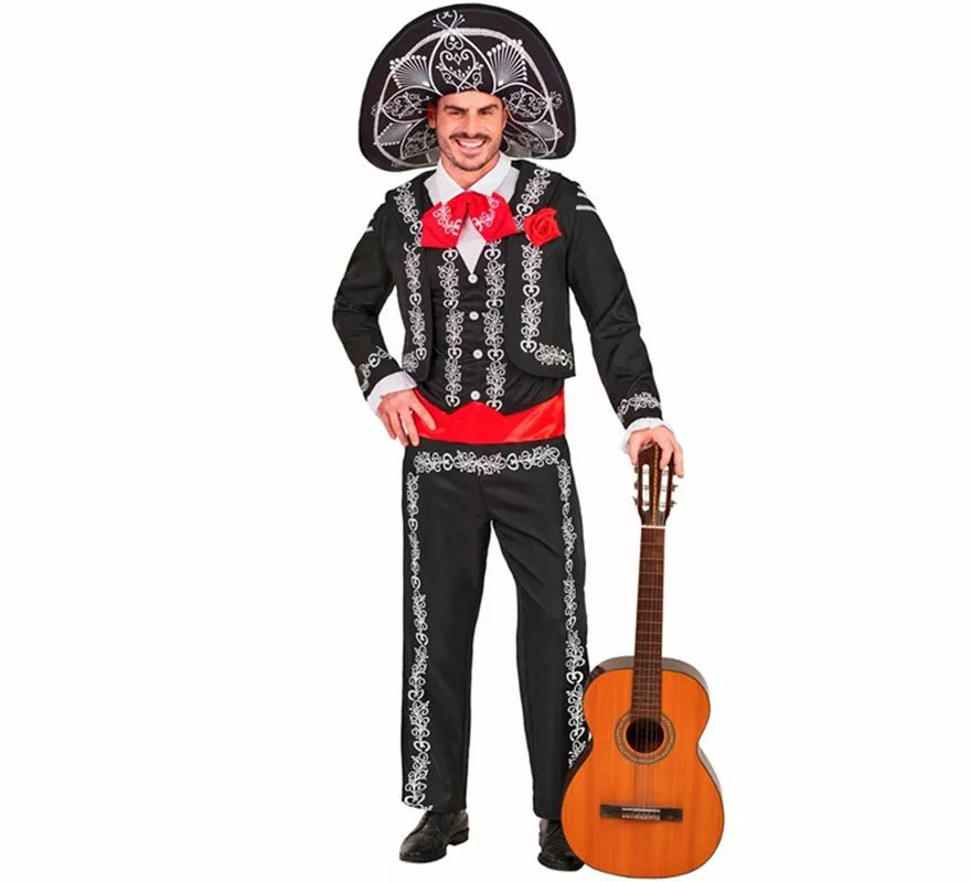 Translation missing: en.Disfraz de Mariachi Día de los Muertos para hombre