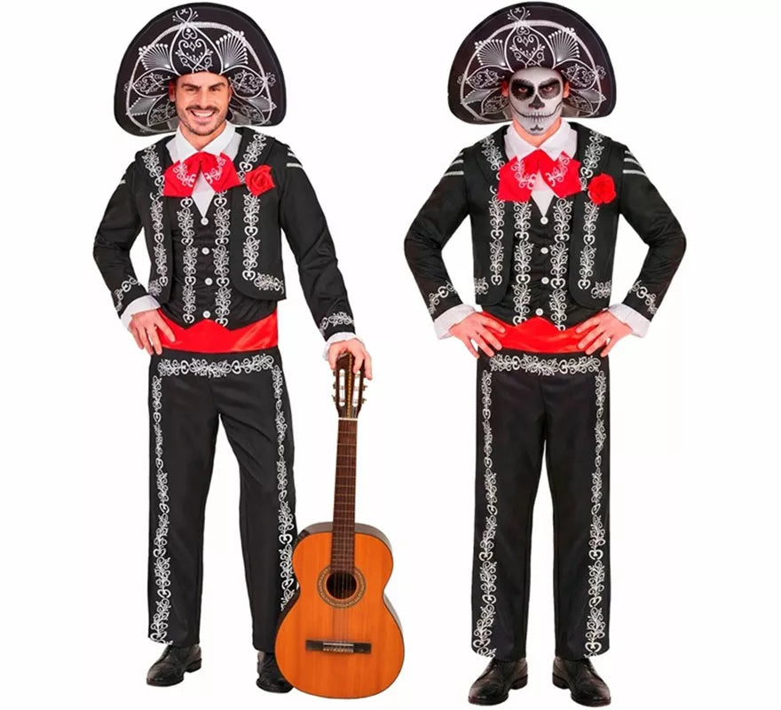 Translation missing: en.Disfraz de Mariachi Día de los Muertos para hombre