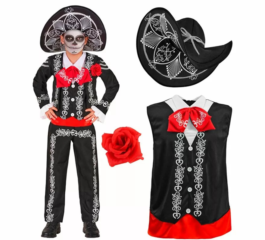 Translation missing: en.Disfraz de Mariachi Día de los Muertos para niños