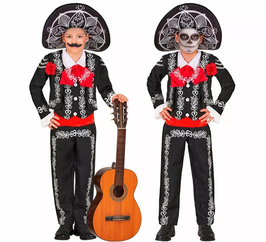 Translation missing: en.Disfraz de Mariachi Día de los Muertos para niños