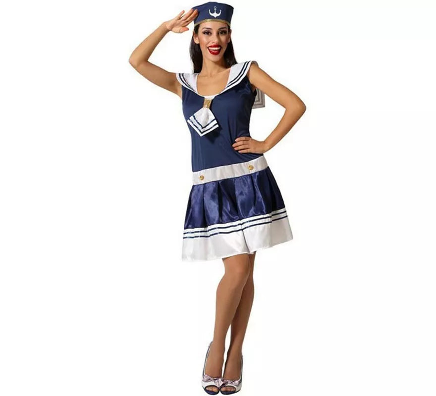 Translation missing: en.Disfraz de Marinera Azul para mujer