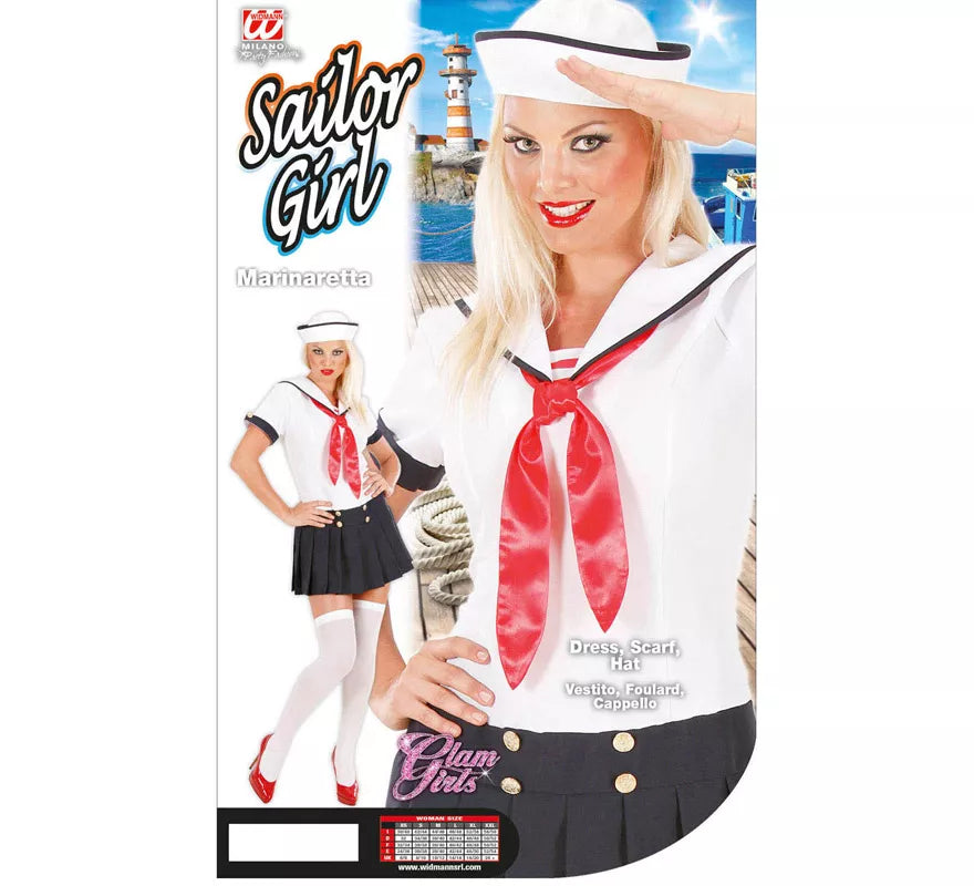 Translation missing: en.Disfraz de Marinera Clásica con falda para mujer
