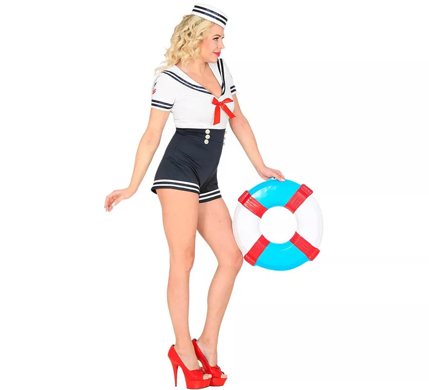 Translation missing: en.Disfraz de Marinera con Shorts Altos para mujer