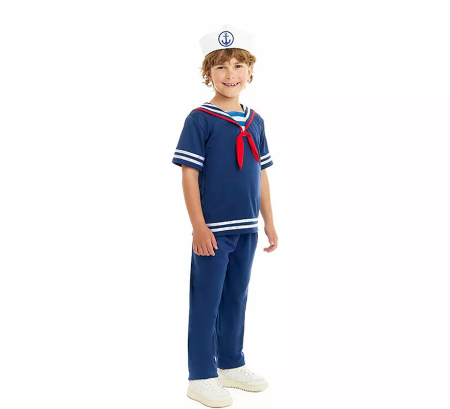 Disfraz de Marinero azul para niño