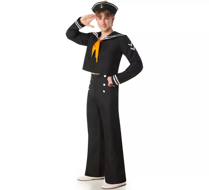 Disfraz de Marinero negro con Pantalón para hombre