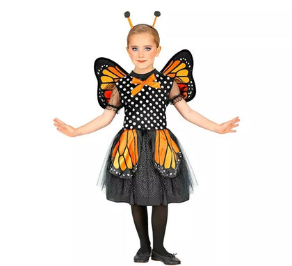 Disfraz de Mariposa naranja para niña