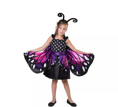 Pink and purple butterfly costume for girls