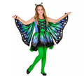 Disfraz de Mariposa verde con Alas para niña