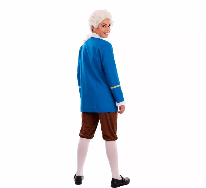 Translation missing: en.Disfraz de Marqués de Época azul para niño