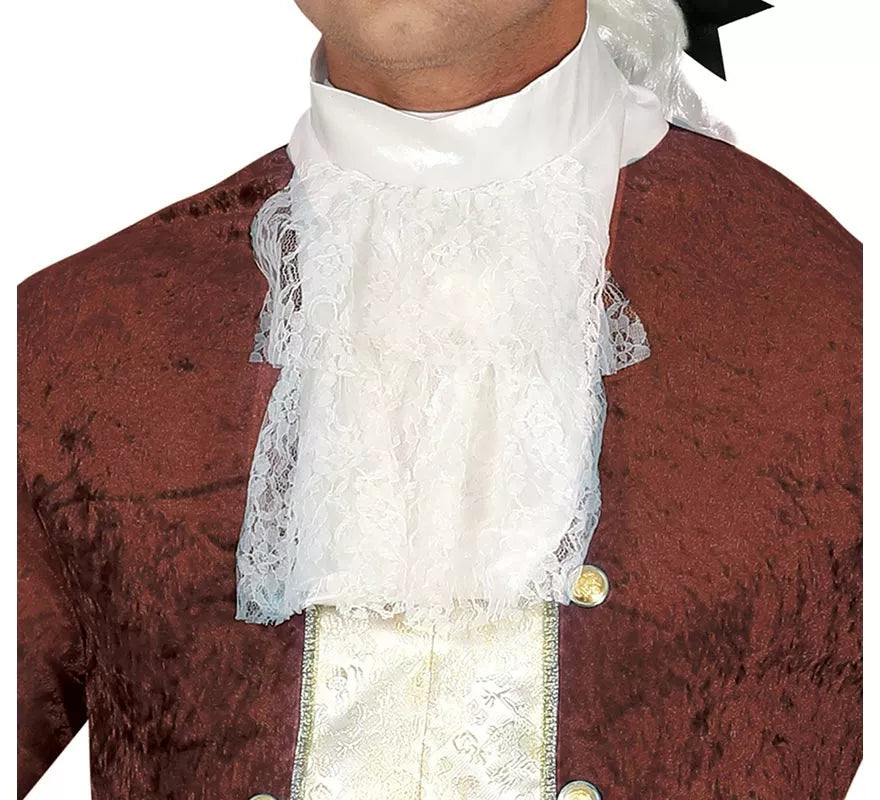 Disfraz de Marqués marrón elegante para hombre