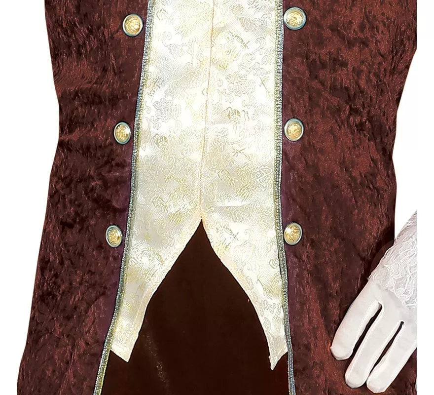 Translation missing: en.Disfraz de Marqués marrón elegante para hombre