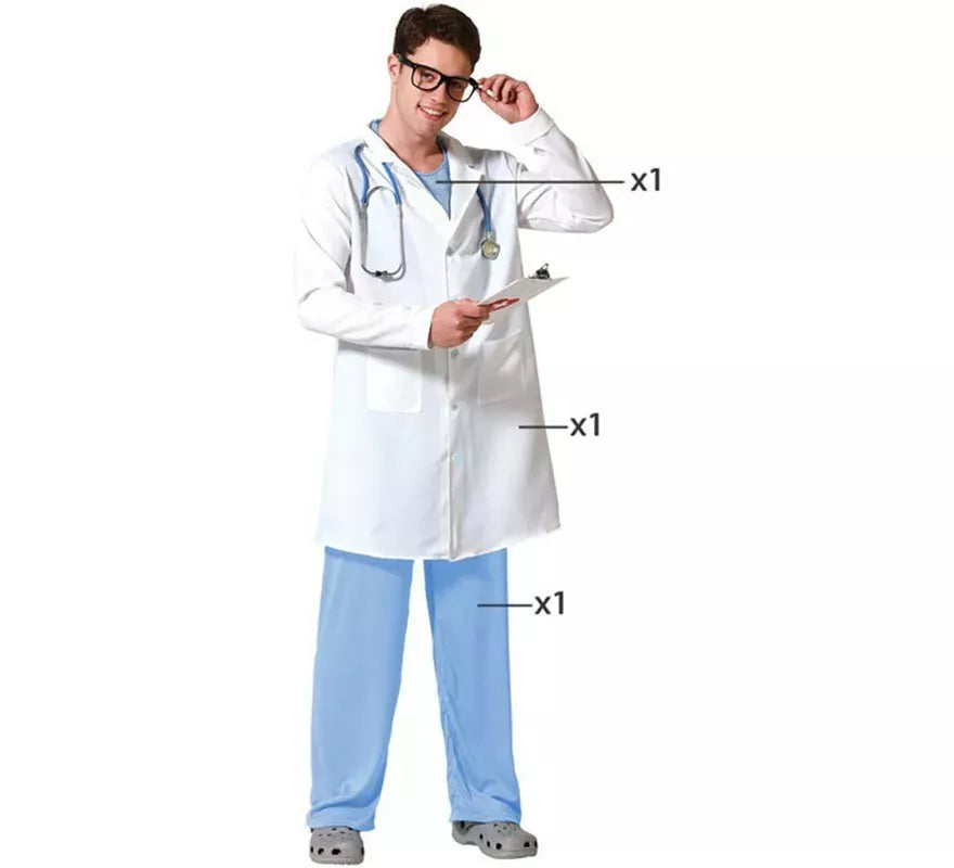 Disfraz de Médico de Familia para hombre