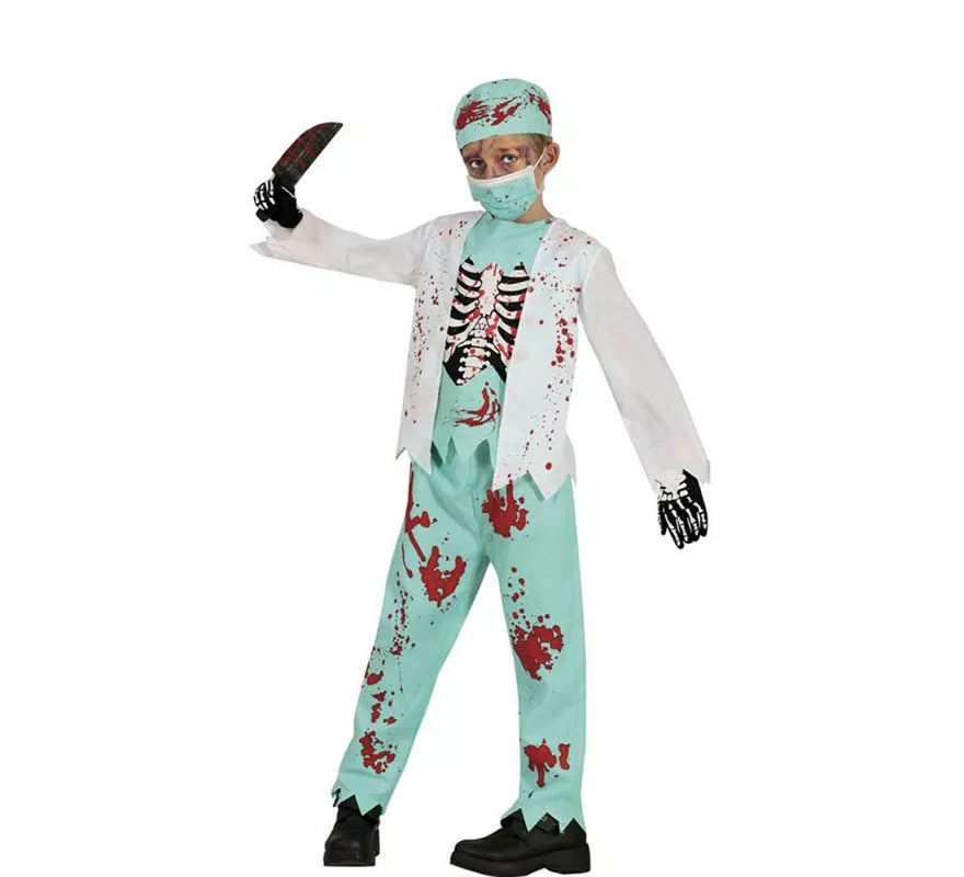 Translation missing: en.Disfraz de Médico Esqueleto Zombie para niños