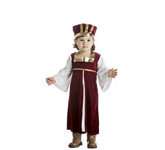 Medieval costume for girl and baby