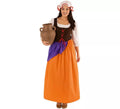 Disfraz de Mesonera medieval para mujer