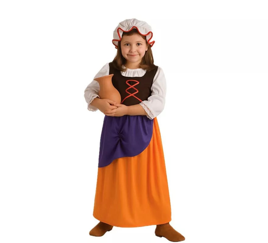 Translation missing: en.Disfraz de Mesonera Medieval para niña