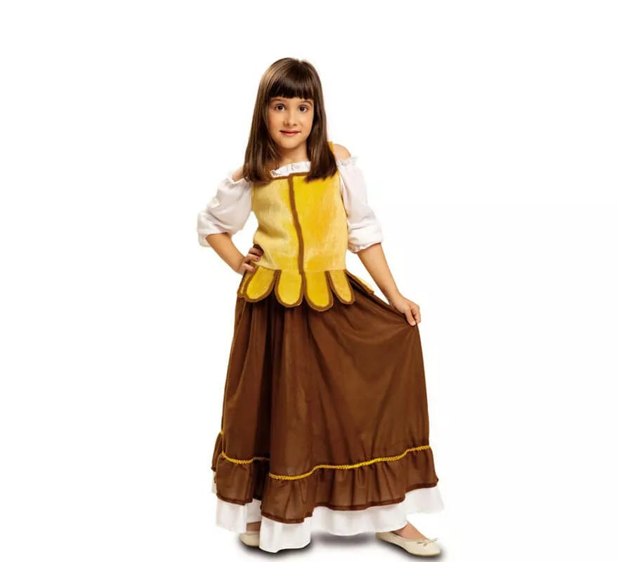 Disfraz de Mesonera Medieval para Niña