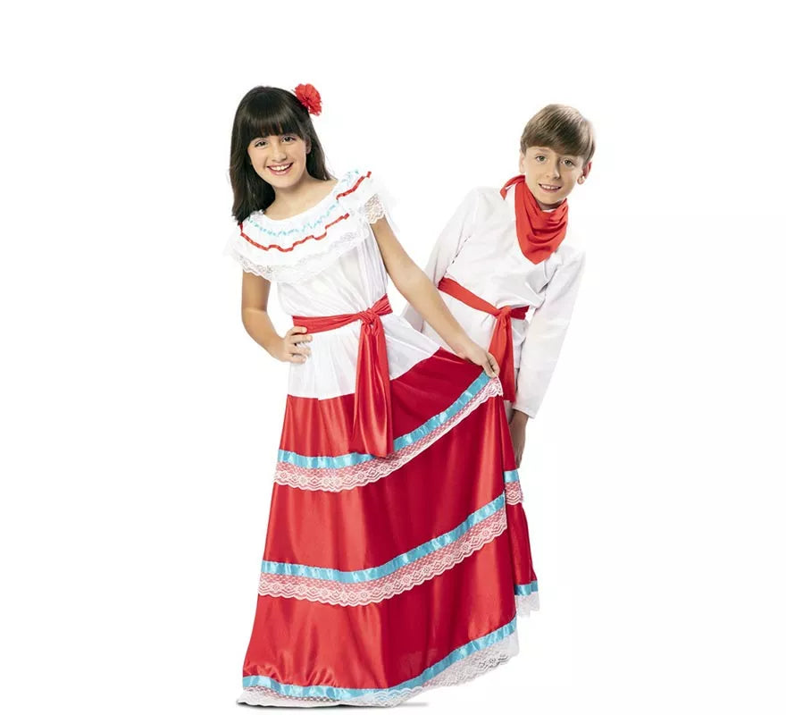 Disfraz de Mexicano o San Fermines para niño