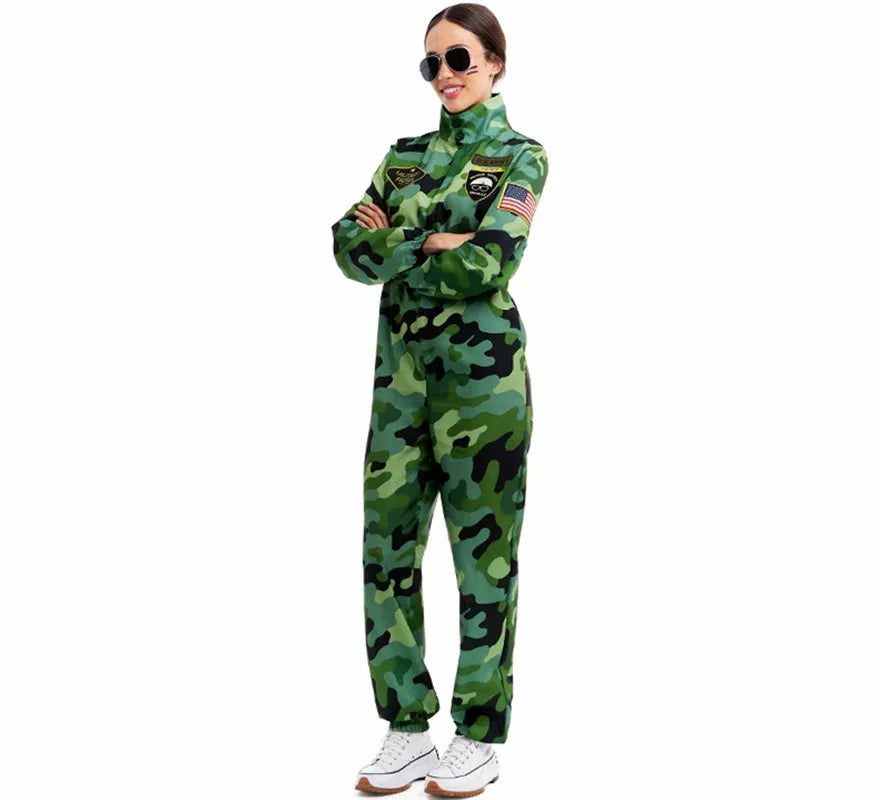Disfraz de Militar Camuflaje para hombre