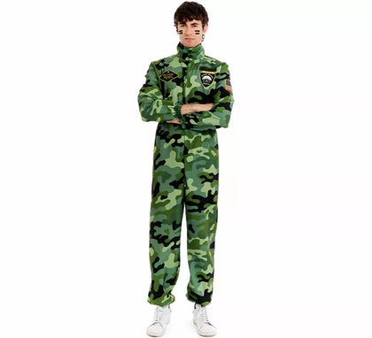 Disfraz de Militar Camuflaje para hombre