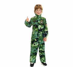 Military Camouflage Costume for Boys
