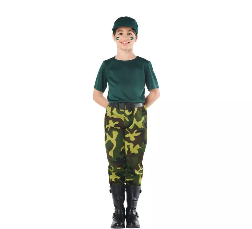 Disfraz de Militar Camuflaje para Niños