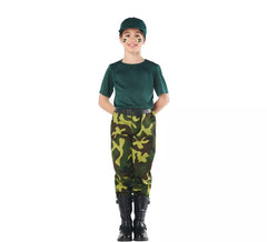 Camouflage Military Costume for Children