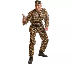 Camouflage military costume for men