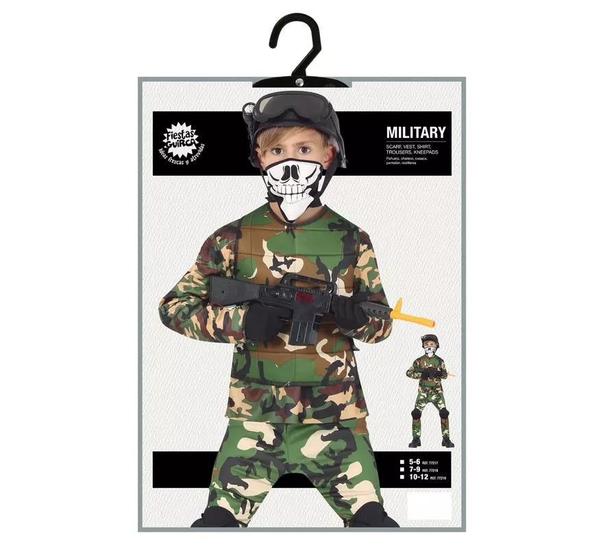 Disfraz de Militar de Élite para niños