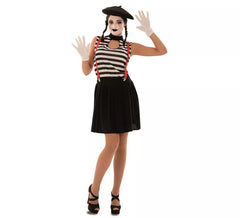 Mime costume for women