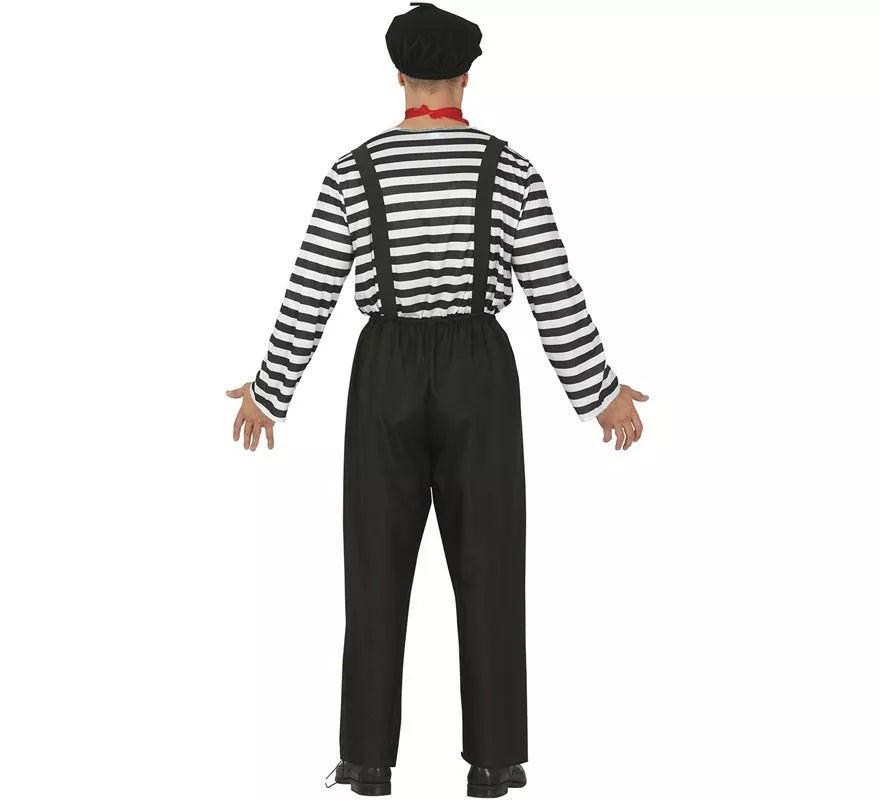 Translation missing: en.Disfraz de Mimo Parisino para hombre