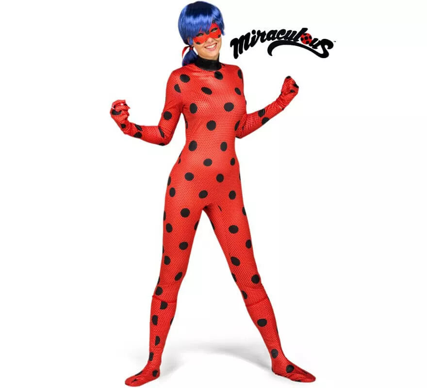 Translation missing: en.Disfraz de Miraculous Ladybug con peluca para mujer