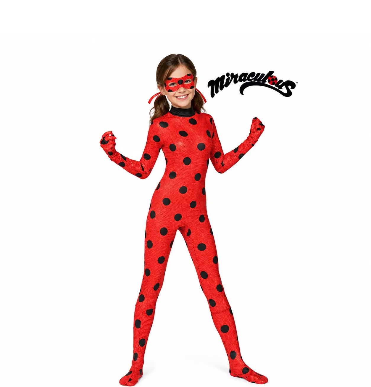 Disfraz de Miraculous Ladybug con peluca para mujer