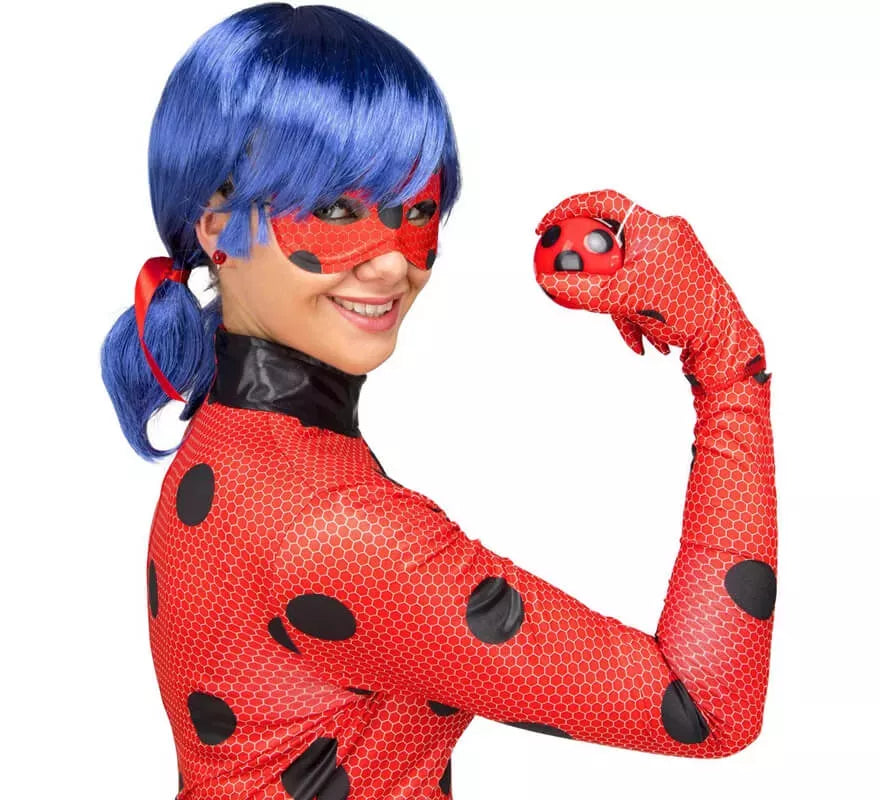 Disfraz de Miraculous Ladybug con peluca para mujer