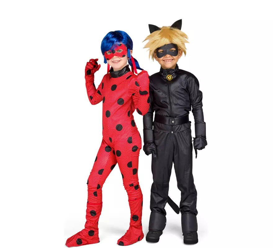 Disfraz de Miraculous Ladybug con peluca para niña