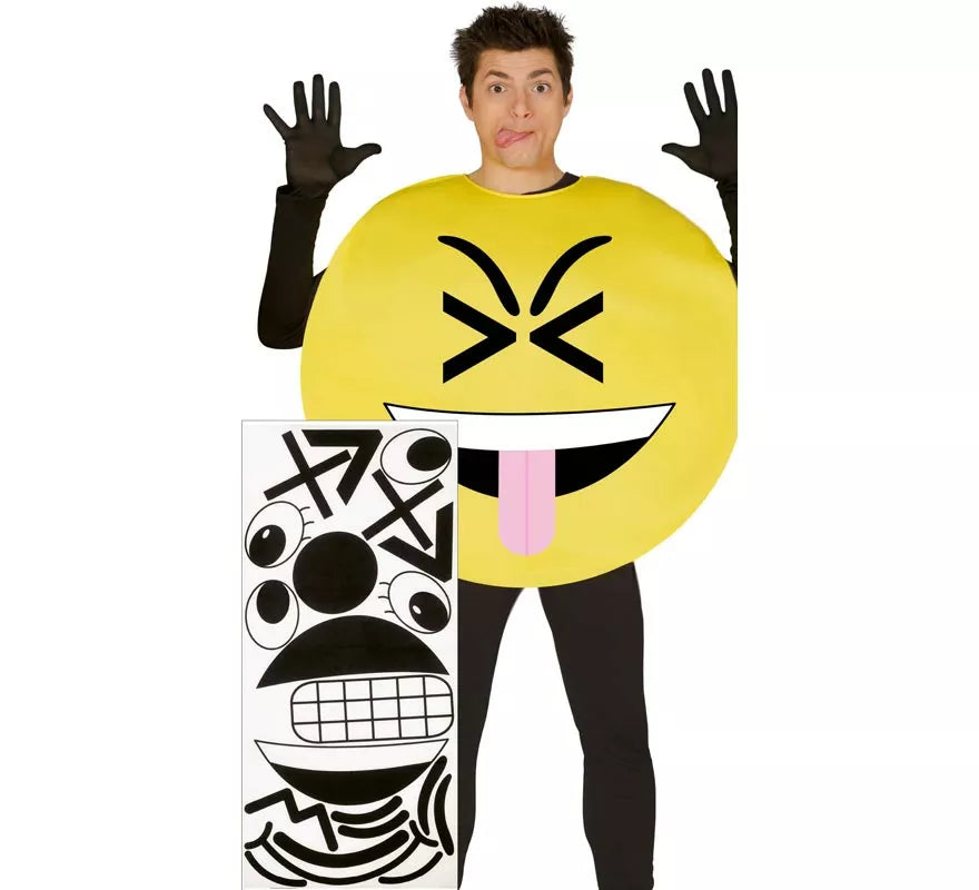 Translation missing: en.Disfraz de Mix Caras o Emoticono para adulto