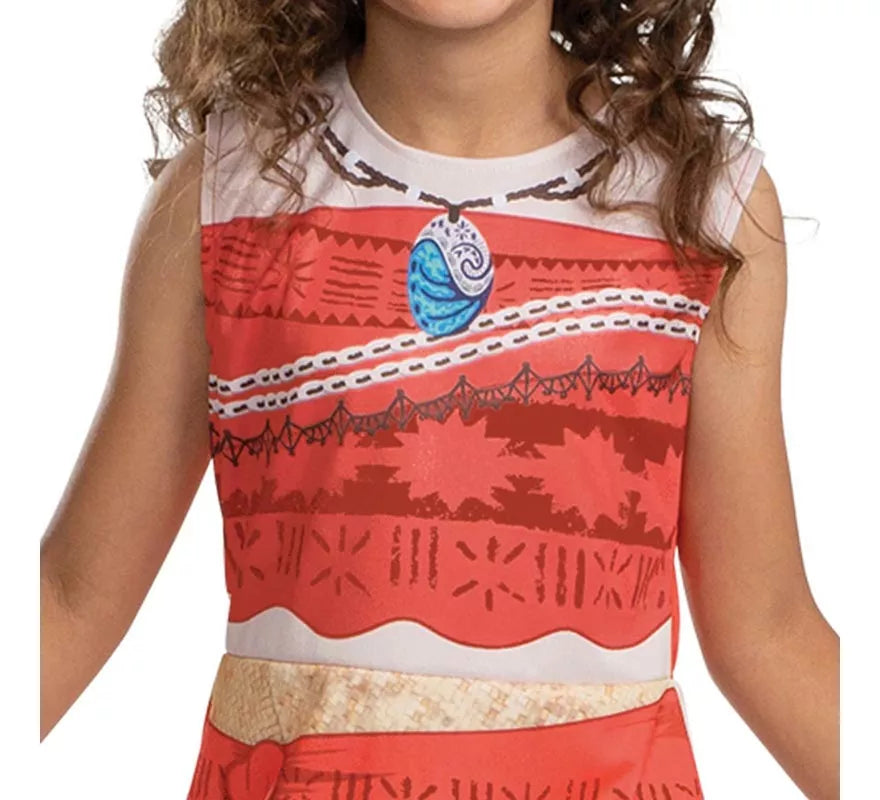 Translation missing: en.Disfraz de Moana Vaiana básico plus para niña