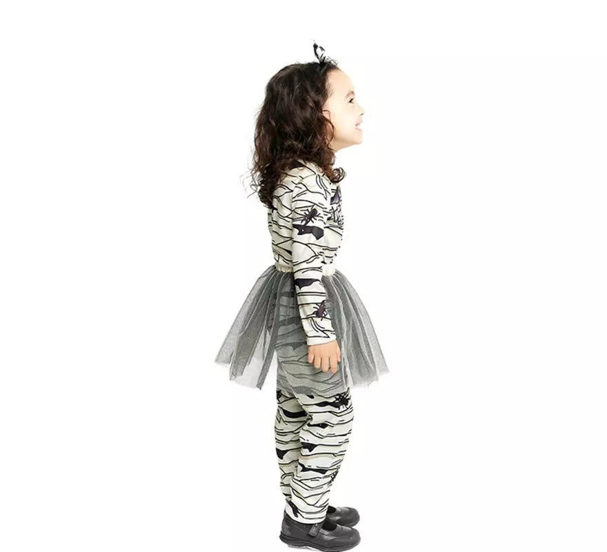 Translation missing: en.Disfraz de Momia con diadema y tutú para bebé y niña